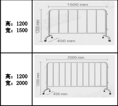 移動(dòng)鐵馬護(hù)欄